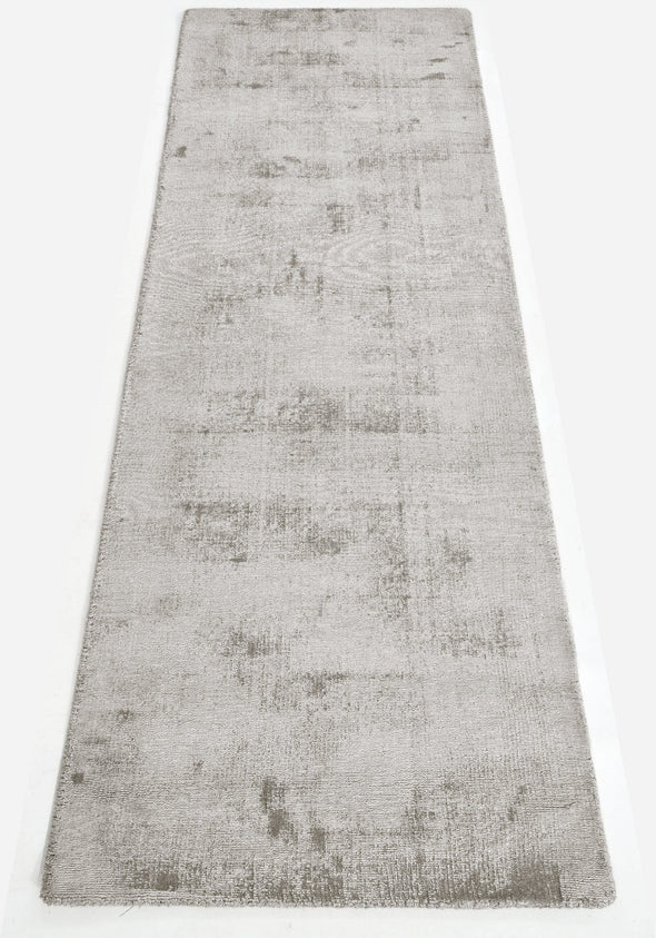 Covor traversă »Shirley« din viscoza cu aspect matasos, gri 67x230 cm - LunaHome.ro