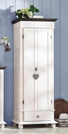 Dulap de hol Helma din lemn de pin alb, 72 cm latime - LunaHome.ro