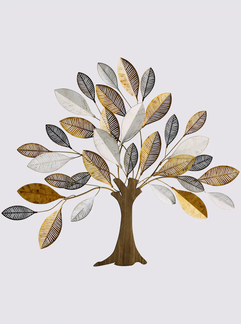 Decor de perete "Arborele Vieții" din metal 120x106 cm - LunaHome.ro