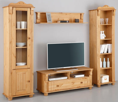 Set mobilier de living Adele din lemn de pin, 3 piese - LunaHome.ro