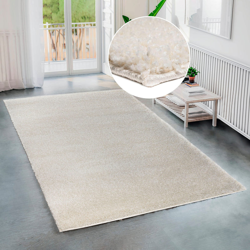 Covor »Shaggy Soft« cu fir lung pufos, crem, 200x290 cm - LunaHome.ro