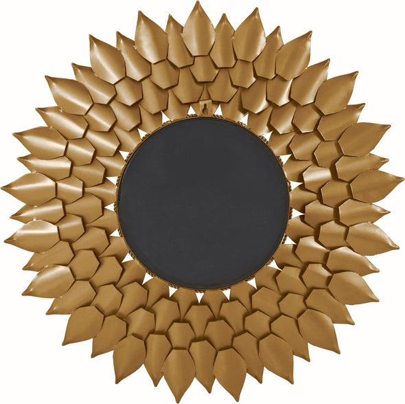 Oglindă decorativă Sarai Leonique cu rama aurie, 73,5 cm - LunaHome.ro
