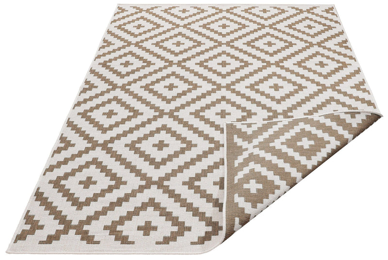 Covor Ronda potrivit si pentru exterior, maro 120x170 cm - LunaHome.ro