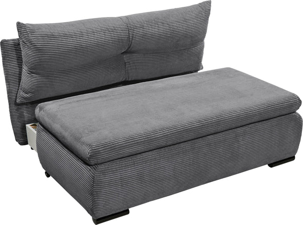 Canapea extensibila Charlie cu spatiu de depozitare 153 cm lățime - LunaHome.ro
