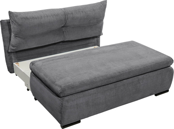 Canapea extensibila Charlie cu spatiu de depozitare 153 cm lățime - LunaHome.ro