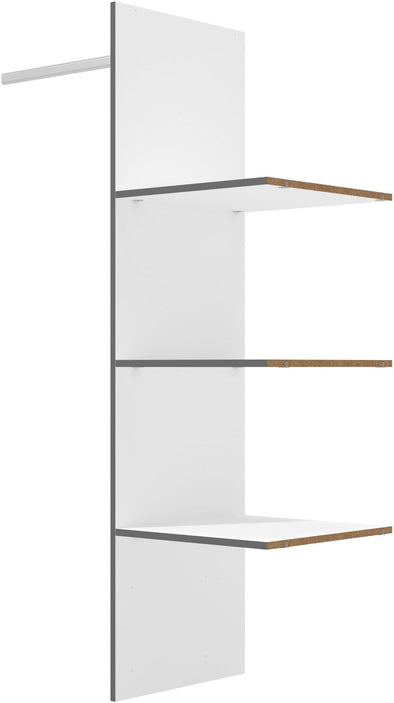 Accesoriu despărțitor cu rafturi pentru dulap 153x48 cm