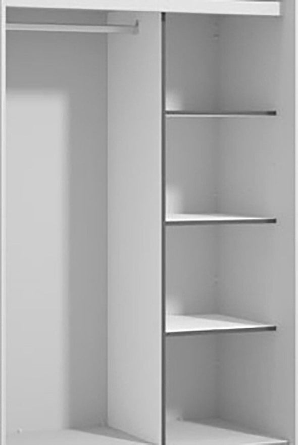 Accesoriu despărțitor cu rafturi pentru dulap 153x48 cm - LunaHome.ro