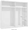 Accesoriu despărțitor cu rafturi pentru dulap 153x48 cm - LunaHome.ro