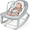 Balansoar electric pentru copii Keep Cosy gri cu vibratii - LunaHome.ro