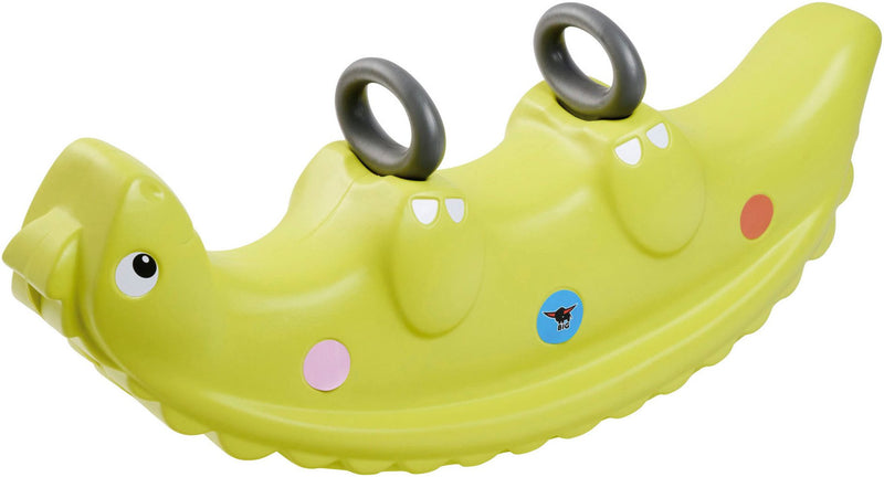Balansoar pentru copii Sammy Rocker din plastic rezistent verde - LunaHome.ro