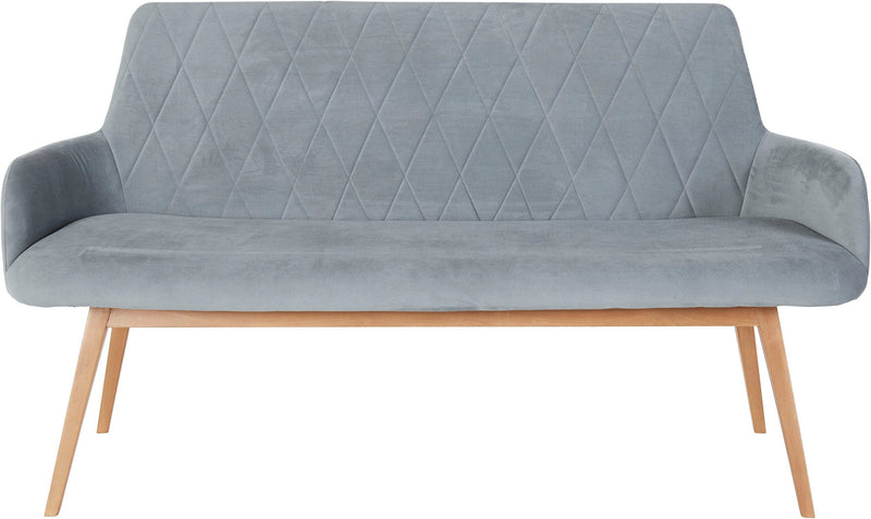 Banchetă Brest cu tapiterie din microfibra gri deschis 160 cm - LunaHome.ro