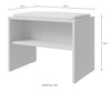 Bancheta Safir cu perna si spatiu de depozitare gri 60 cm - LunaHome.ro
