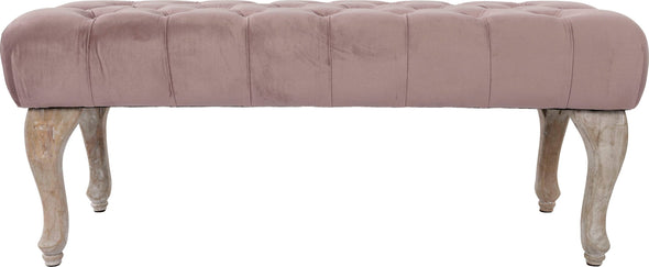 Banchetă Senna eleganta din catifea violet 100 cm lungime - LunaHome.ro