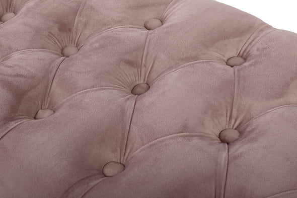 Banchetă Senna eleganta din catifea violet 100 cm lungime - LunaHome.ro