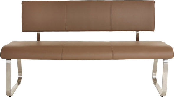 Bancheta de bucatarie Arco din piele eco cappuccino 175 cm