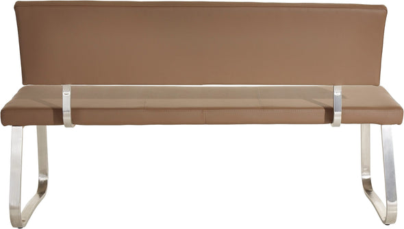 Bancheta de bucatarie Arco din piele eco cappuccino 175 cm