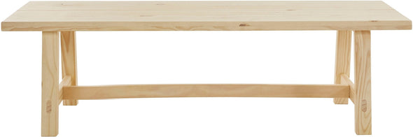 Banchetă de bucătărie Gainesville din lemn de pin 160 cm - LunaHome.ro