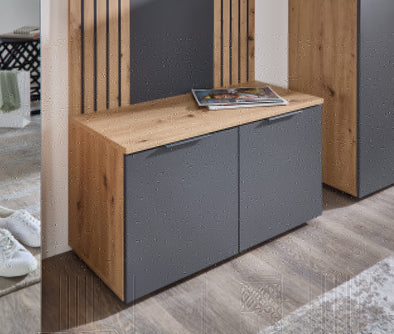 Bancheta de hol Lagos cu spatiu pentru pantofi 80 cm - LunaHome.ro