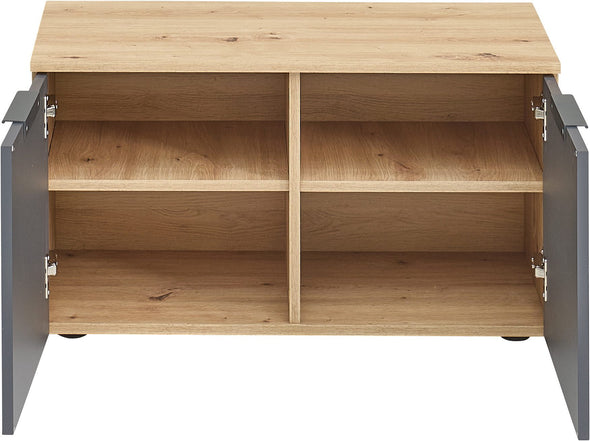 Bancheta de hol Lagos cu spatiu pentru pantofi 80 cm - LunaHome.ro