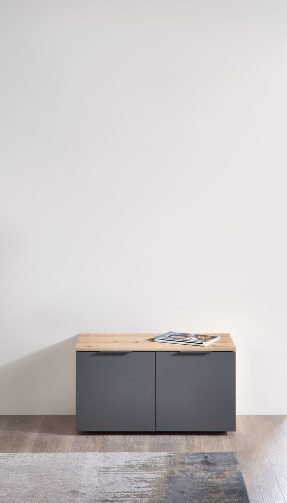Bancheta de hol Lagos cu spatiu pentru pantofi 80 cm - LunaHome.ro