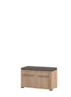 Bancheta de hol Landes cu aspect de riflaj 80 cm - LunaHome.ro