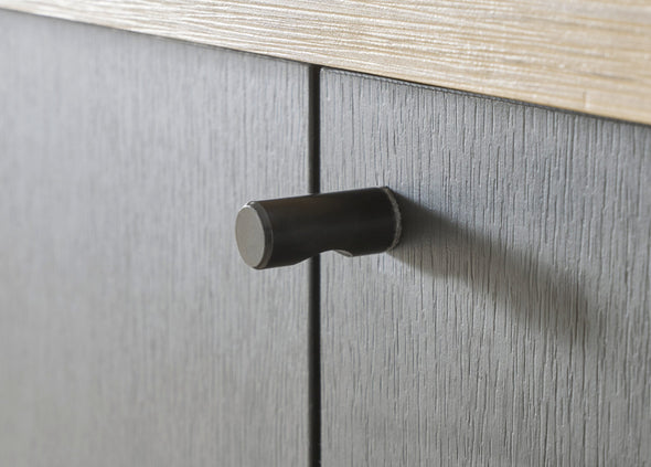 Bancheta de hol pentru pantofi Volano cu riflaj 64 cm - LunaHome.ro