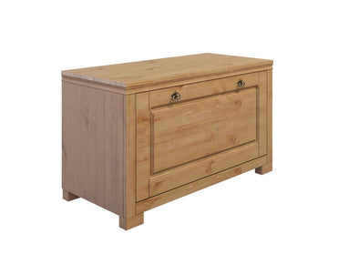 Bancheta pantofar de hol Gotland din lemn de pin natur 85 cm - LunaHome.ro
