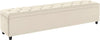 Bancheta pentru pat GMK Relaxy bej cu depozitare 180 cm - LunaHome.ro
