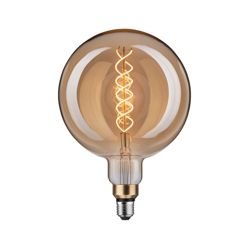 Bec LED decorativ retro Paulmann Big auriu cu filament spiralat, 7W - LunaHome.ro