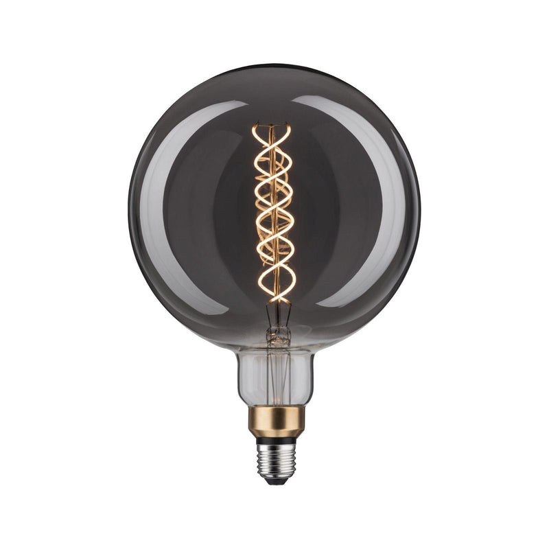 Bec LED decorativ retro Paulmann Big fumuriu cu filament spiralat, 7W - LunaHome.ro