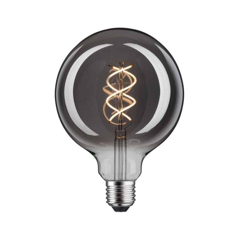 Bec LED decorativ retro Paulmann fumuriu cu filament spiralat, 4W - LunaHome.ro