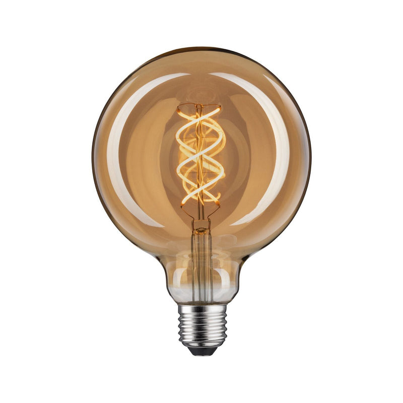 Bec LED decorativ retro Paulmann auriu cu filament spiralat, 4W - LunaHome.ro