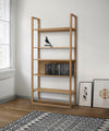 Biblioteca New Est cu cadru din lemn de stejar natur 90 cm - LunaHome.ro