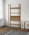 Biblioteca New Est cu cadru din lemn de stejar natur 90 cm - LunaHome.ro