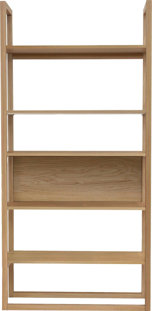 Biblioteca New Est cu cadru din lemn de stejar natur 90 cm - LunaHome.ro