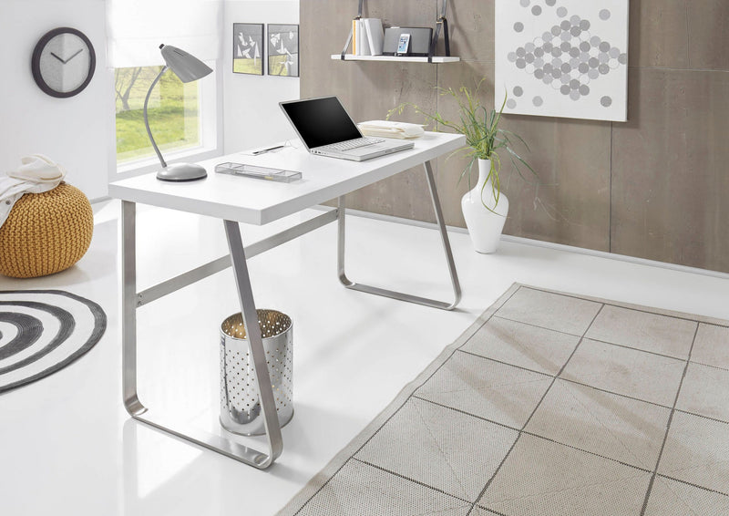 Birou Beno cu design minimalist cu cadru din otel 140 cm lungime - LunaHome.ro