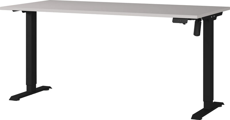 Birou Boras cu reglaj electric pe inaltime cu cadru metalic 160x80 cm