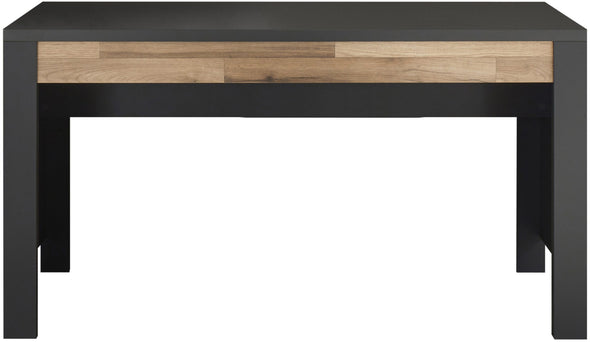Birou Dallas gri grafit cu design minimalist 140 cm lățime - LunaHome.ro