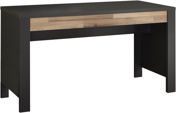 Birou Dallas gri grafit cu design minimalist 140 cm lățime - LunaHome.ro