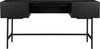Birou Dave cu design elegant retro si cadru metalic negru 160 cm - LunaHome.ro