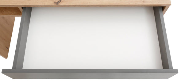 Birou INOSIGN cu tabla magnetica, un sertar si raft, 110 cm - LunaHome.ro
