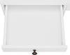 Birou Licia alb cu multe compartimente 120 cm lungime - LunaHome.ro