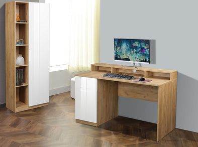Birou Lund cu aspect modern in 2 culori 140 cm lățime
