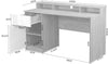 Birou Lund cu aspect modern in 2 culori 140 cm lățime - LunaHome.ro
