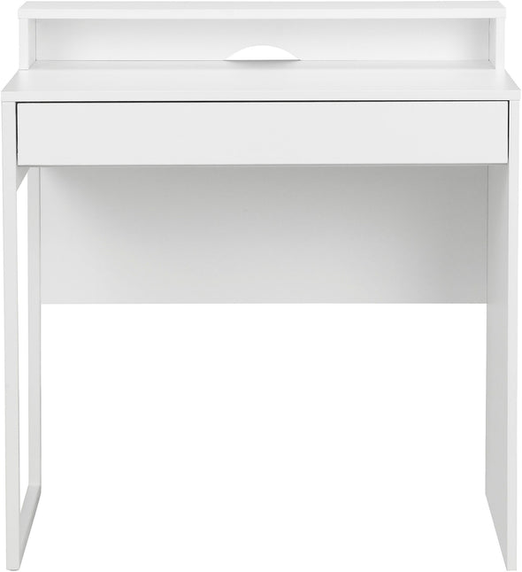 Birou Moid cu design alb ideal in spatii mici, 80 cm lățime - LunaHome.ro