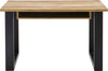 Birou Sherwood cu aspect de lemn, design industrial, 125 cm lungime - LunaHome.ro