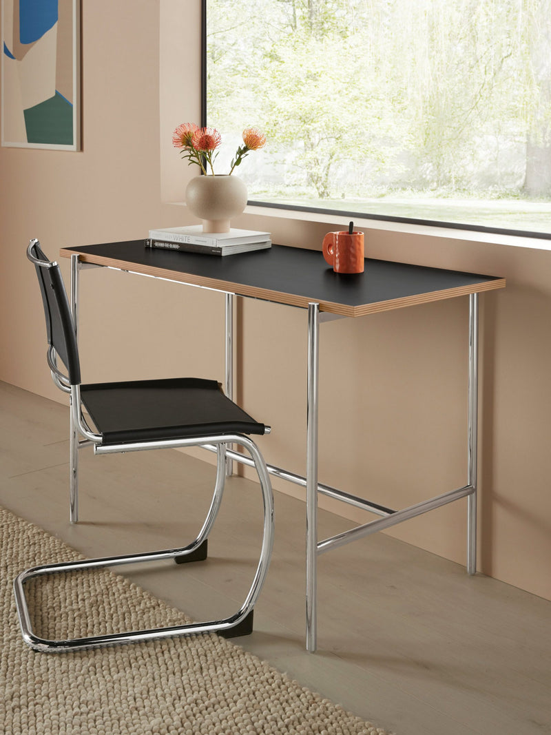 Birou Tara cu design industrial, baza metalica 120 cm lungime - LunaHome.ro