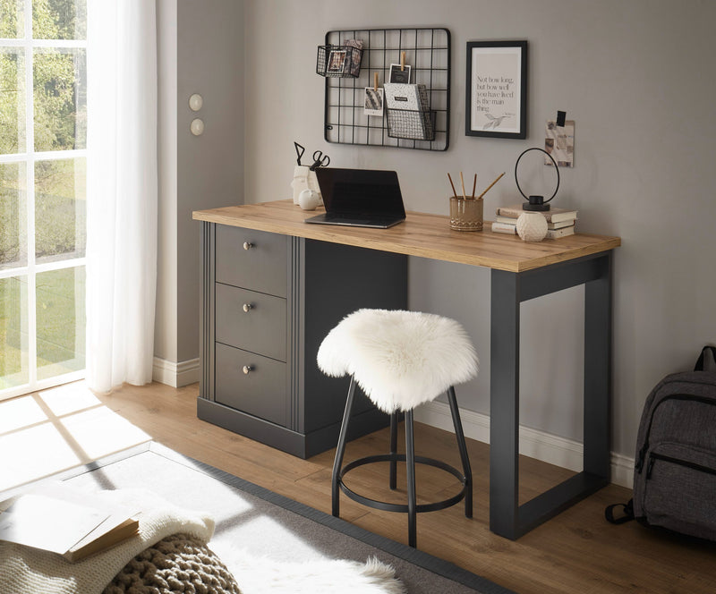 Birou Westminster elegant cu 3 sertare 138 cm lungime