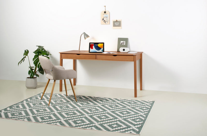 Birou »Gava« din lemn masiv de pin natur 160 cm latime - LunaHome.ro