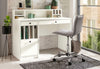 Birou Licia alb cu multe compartimente 120 cm lungime - LunaHome.ro